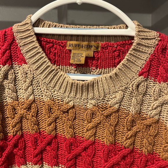 Ruff Hewn Striped Chunky Knit Sweater - Picture 3 of 8